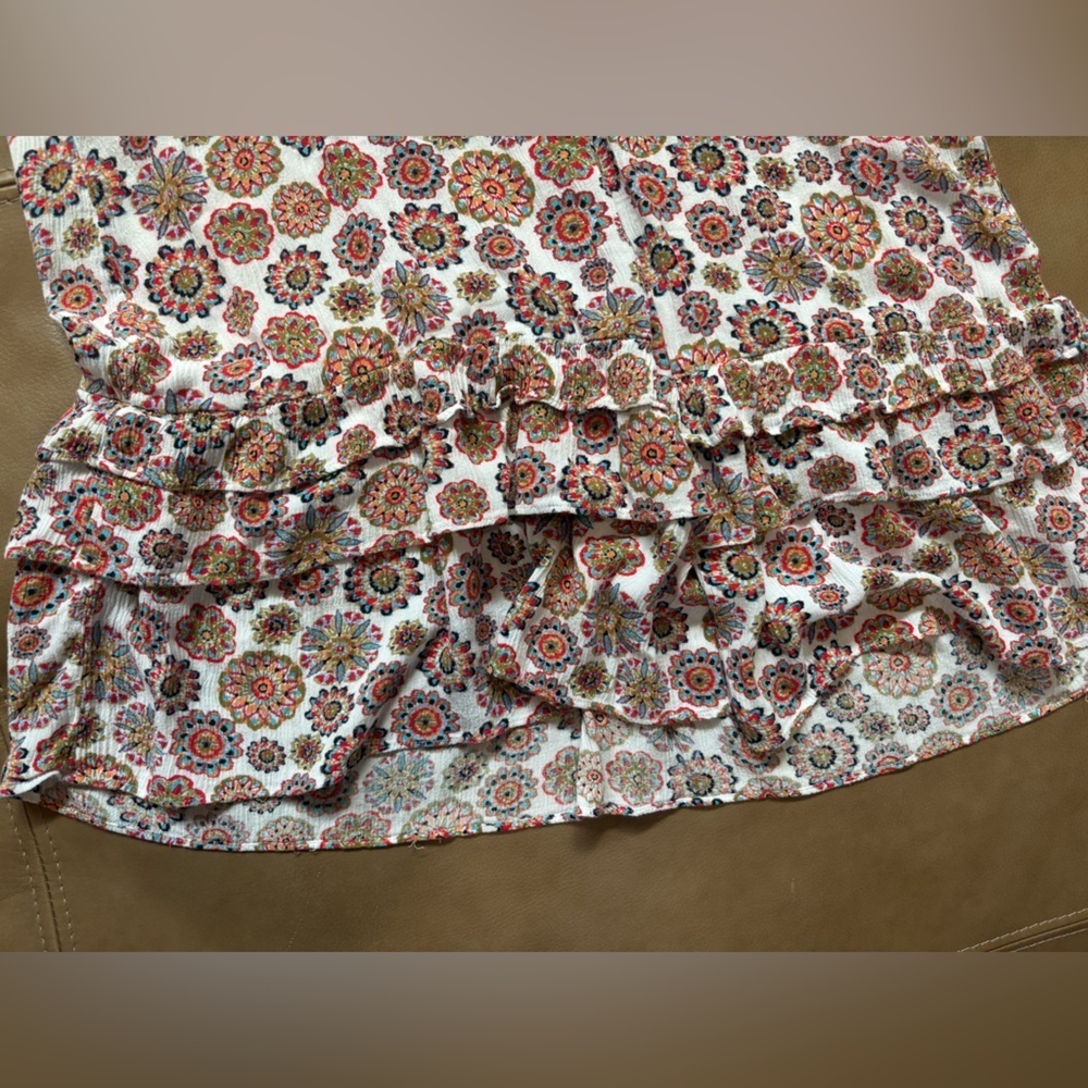 LOFT Multicolor Floral Patterned dress - Picture 4 of 4